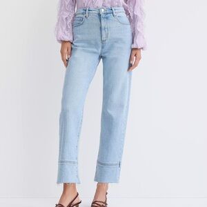 LOFT Fresh Cut High Rise Straight Jeans